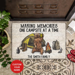 Custom Name Making Memories One Campsite At A Time Doormat Home Decor
