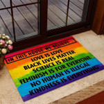 In This House We Believe Lgbt Easy Colorful Doormat Home Decor