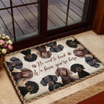 Funny Dachshund Dogs No Need To Knock We Know You Are Here Doormat Home Decor