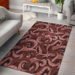 Octopus Squid Tentacle Pattern Print Home Decor Rectangle Area Rug