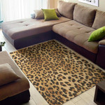 Cool Mystery Leopard Pattern Background Print Area Rug