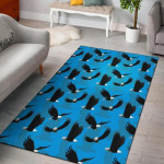 Flying Eagle Pattern Print Home Decor Rectangle Area Rug