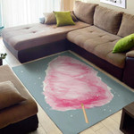 Sweet Cotton Candy Pattern Background Print Area Rug