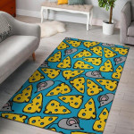 Cheese Mouse Pattern Print Home Decor Rectangle Area Rug
