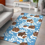 Mammoth Ice Age Pattern Print Home Decor Rectangle Area Rug