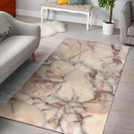 Beige And Brown Marble Printed Area Rug Home Decor