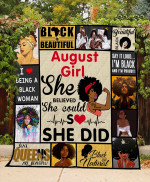 Black Women – August – Quilt Blanket
