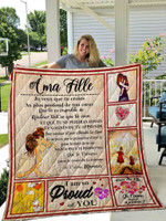 A Ma Fille Quilt Blanket 01