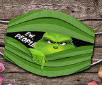 Ew People The Grinch handmade Cloth Mask - can be washed comfortable to wear Anti Droplet Dust Filter Cotton Cloth Mask