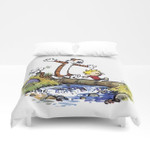 3d Calvin And Hobbes Custom Bedding Set (Duvet Cover & Pillowcases)