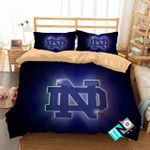 Ncaa Notre Dame Fighting Irish 2 Logo V 3d Duvet Cover Bedding Sets