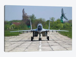 A MiG-29UB Of The Bulgarian Air Force On The Runway At Balchik Air Base