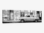 Vintage American Car in Havana in B&W