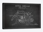 Edward Y. White Motor Vehicle Patent Sketch (Charcoal)