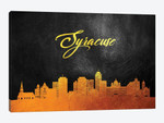 Syracuse New York Gold Skyline