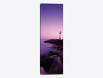 Walton Lighthouse at purple dusk, Santa Cruz, California, USA