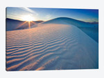 Rippled Dunes At Sunset, White Sands National Monument, Tularosa Basin, New Mexico, USA