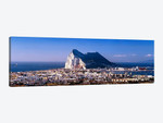 Rock Of Gibraltar With La Linea de la Concepcion In The Foreground, Iberian Peninsula