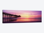 Silhouette Of A Pier At Sunset, Newport Pier, Newport Beach, Balboa Peninsula, California, USA