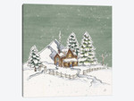 Holiday Toile Cabin Neutral Crop