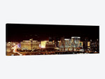 City lit up at night, Las Vegas, Nevada, USA 2010