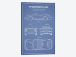 Porsche Corporation Porsche Patent Sketch (Light Blue)