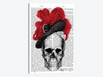 Skull With Red Hat