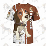 Love Beagle Dog Pattern Hoodie-QT011006Ha