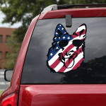 German Shepherd Sticker - 4th of July Independence Day American Flag