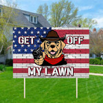 My Lawn Labrador Retriever Yard Sign Garden