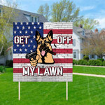 My Lawn German Shepherd Yard Sign Garden