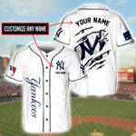 VA0526 Customize Personalized N.Y.Y Baseball Shirt 3D