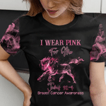 I Wear Pink For Me Horse All Over Print