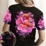 Flamingo Breast Cancer Rose All Over Print
