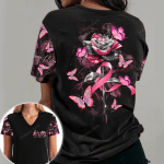 Rose Breast Cancer All Over Print