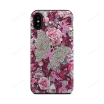 Butterfly Rose Breast Cancer Phone Case