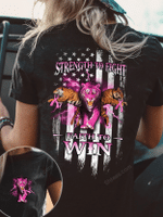 Strength To Fight 2 Sided Shirt