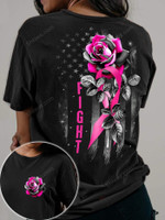 Fight Rose Breast Cancer Flag Nh090720Oh