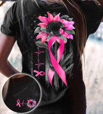 Breast Cancer Pink Sunflower