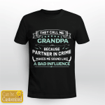 Personalized They call me Grandpa T-shirt