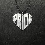 Pride Month Handmade 925 Sterling Silver Pendant Necklace