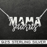 Dinosaur Mamasaurus Handmade 925 Sterling Silver Pendant Necklace