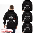 I Hooked The Best Father In-Law Daddy Grandpa Papa Fishing Hoodie Dreamship