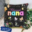 BLESSED NANA PERSONALIZED Canvas Pillow NTP-20TQ001