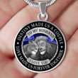 To My Husband Destiny Made Us A Couple Love Made Us Forever Together Lion Necklace PHT Jewelry ShineOn Fulfillment Luxury Necklace (Silver)