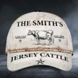 Custom Name, Address, Est Jersey Cattle Classic Caps