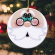 Santa Claus Circle Ornament Dreamship