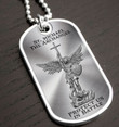 St. Michael The Archangel Protect Us In Battle Military Necklace Jewelry ShineOn Fulfillment