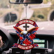 Confederate Flag Eagle CAR HANGING ORNAMENT tdh | hqt-37sh029
