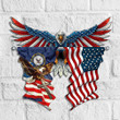 United States Navy Eagle Flag Cut Metal Sign hp-49hl011